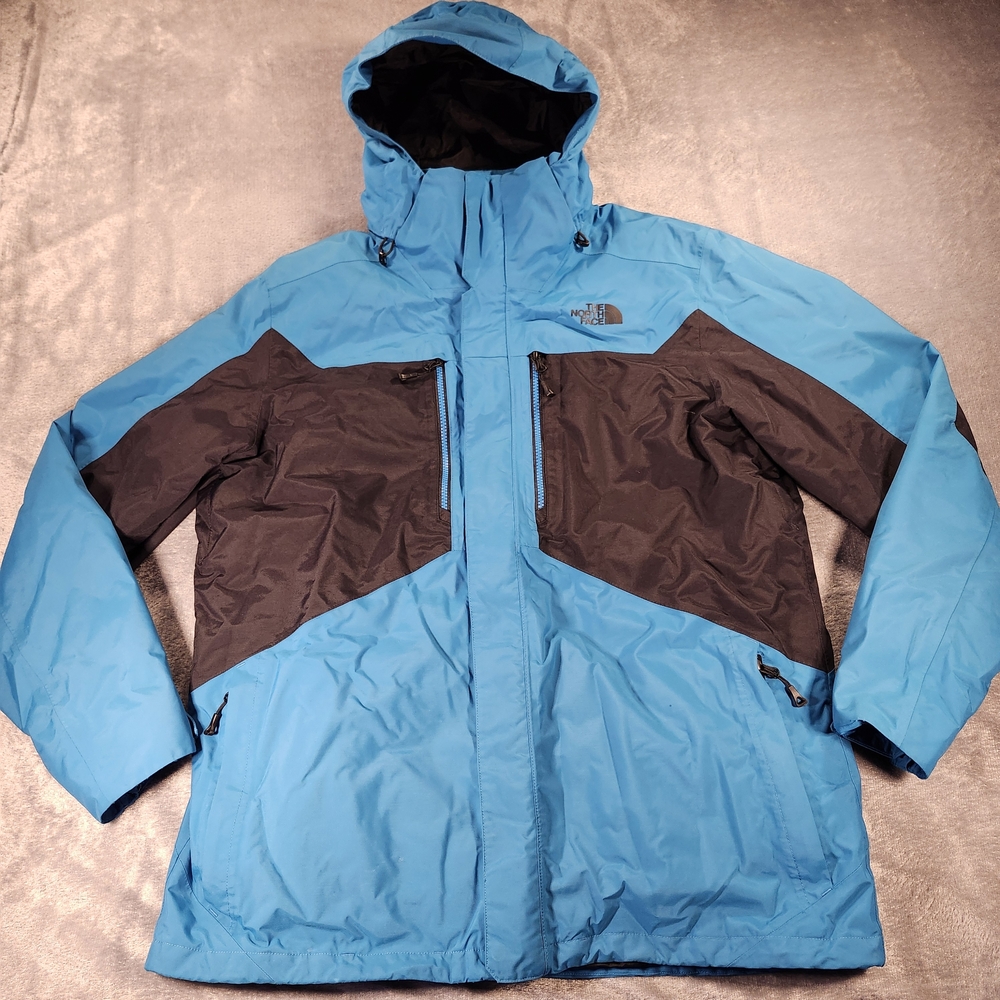 The North Face 3 In 1 Ski Jacket Blue and Black Mens Extra Large